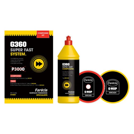 Farécla G360 Super Fast System Schleif- und Polierpaste Kit
