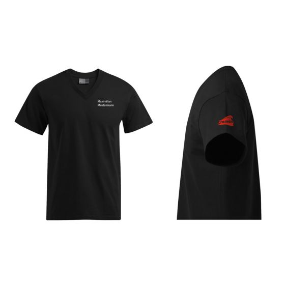 Cromax® Shirt V-Neck schwarz