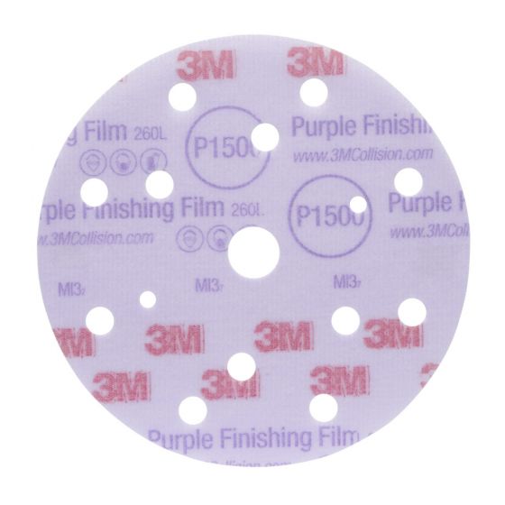 3M™ Hookit™ Purple Schleifscheibe 260L+ Ø 90 mm 7L