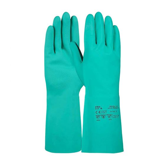 Wibeco 4100 - Nitrile gloves, green, powderfree