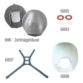 3M™ Replacement Parts for Full Face Mask