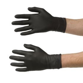 Colad Disposable Nitrile Gloves Black 60 ea