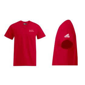 Cromax® Shirt V-Neck fire red