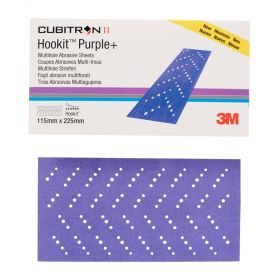 3M™ Cubitron™ II Hookit™ Purple Premium Sheets 737U / 334U 115 mm x 225 mm